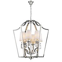 люстра presidential 6 от delight collection белая/никель в Таганроге