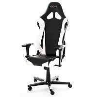 кресло геймерское dxracer racing черно-белое в Таганроге