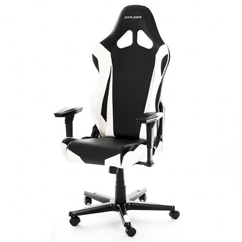 кресло геймерское dxracer racing черно-белое в Таганроге