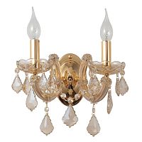 бра crystal lux ines ap2 gold/amber в Таганроге