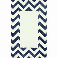 ковер zig zag синий с квадратом 160х230 в Таганроге