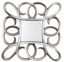 зеркало серебряное квадратное в фигурной раме silver swirl frame от rvastley в Таганроге