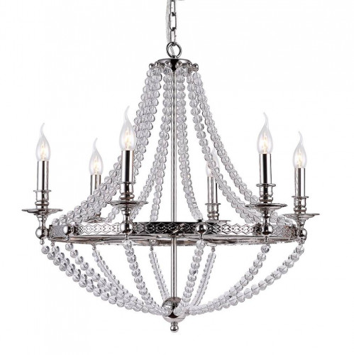 подвесная люстра crystal lux perugia sp6 хром в Таганроге