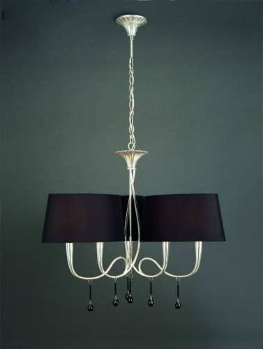 подвесная люстра mantra paola painted silver 3530 в Таганроге