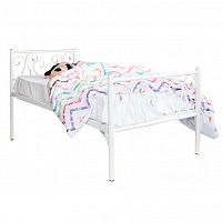 кованая кровать детская 80х190 белая лацио kids в Таганроге