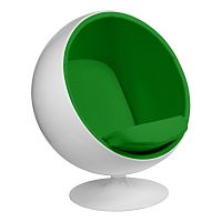 кресло eero aarnio style ball chair зеленое в Таганроге