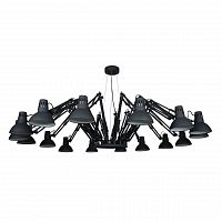 подвесная люстра arte lamp ragno a2043sp-16bk черная в Таганроге