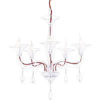 подвесная люстра arte lamp artefact a3225lm-5wh белая в Таганроге