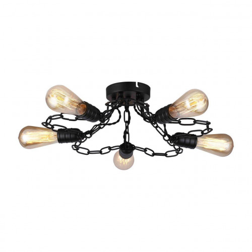потолочная люстра arte lamp a9344pl-5bk в Таганроге