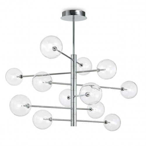 подвесная люстра ideal lux equinoxe sp12 cromo в Таганроге
