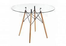 стол стеклянный nixon (eames style) натуральное дерево в Таганроге