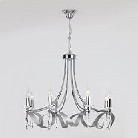 подвесная люстра eurosvet adelia 60064/8 хром в Таганроге