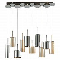 дизайнерская подвесная люстра spot light flaconetta 1301028 серая в Таганроге