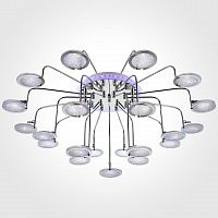 потолочная люстра eurosvet spider 80109/21 хром/синяя+фиолетовая хром в Таганроге