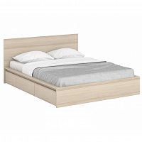кровать деревянная двуспальная 160х200 розовая unit light white в Таганроге