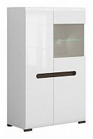 шкаф-витрина для посуды black red white ацтека reg1w1d/14/9 в Таганроге