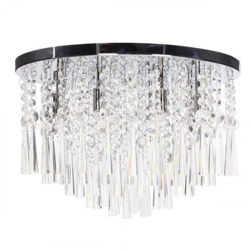 дизайнерская потолочная люстра spot light luxoria 9018828 хром в Таганроге