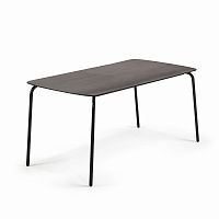 tramp table 160x80 черный, черный полицемент от la forma (ex julia grup) в Таганроге