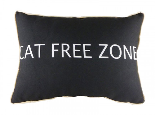 подушка с надписью cat free zone в Таганроге
