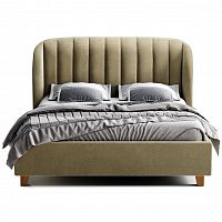 кровать двуспальная 180х200 бежевая tulip в Таганроге