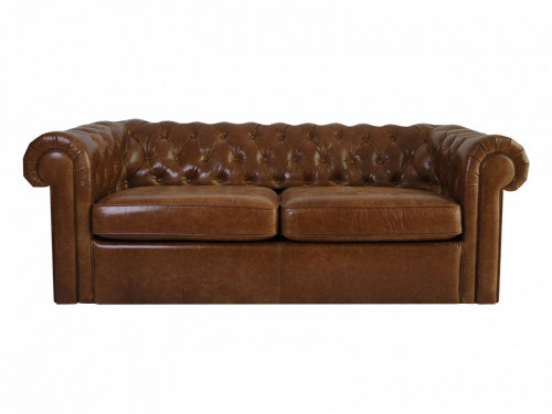 диван chesterfield прямой коричневый в Таганроге