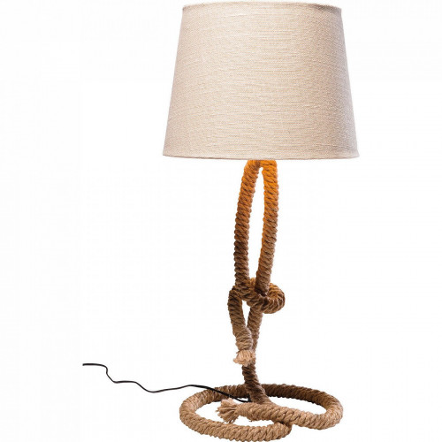 лампа настольная rope бежевая в Таганроге
