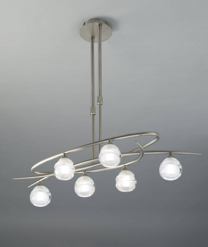 подвесная люстра mantra loop satin nickel 1811 в Таганроге