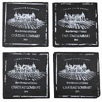 подставки под стакан квадратные сланец (набор шт) comptoir de famille в Таганроге