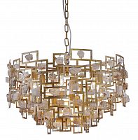 подвесная люстра crystal lux diego sp9 d600 gold в Таганроге
