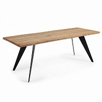 стол nack 220x100 черный, натуральный дуб c799m40 от la forma (ex julia grup) в Таганроге