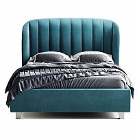 кровать двуспальная 160х200 бирюзовая tulip в Таганроге