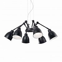 подвесная люстра ideal lux newton sp6 nero в Таганроге