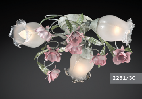 потолочная люстра odeon light ameli 2252/3c в Таганроге