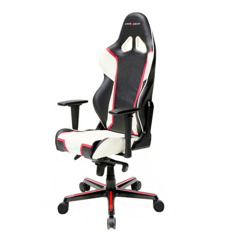 кресло геймерское dxracer racing черно-бело-красное в Таганроге