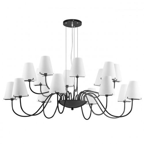 подвесная люстра lightstar diafano 758167 черная в Таганроге