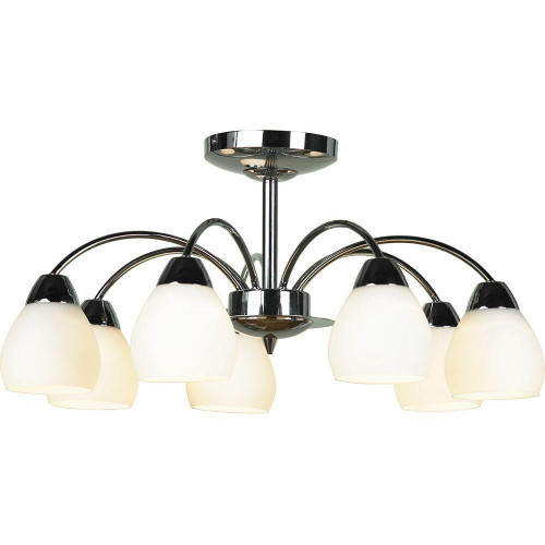 потолочная люстра lussole apiro grlsf-2403-07 белая в Таганроге