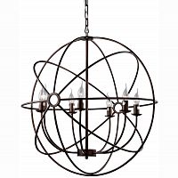люстра foucault's orb crystal nude коричневая в Таганроге