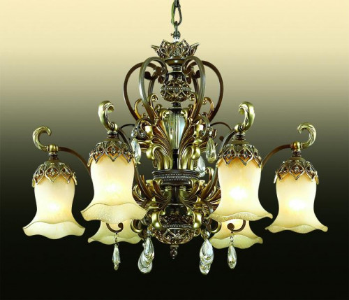 подвесная люстра odeon light safira 2802/6 в Таганроге