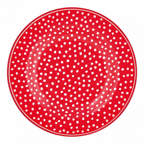 десертная тарелка dot red в Таганроге