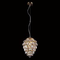 подвесной светильник crystal lux charme sp2+2 led gold/amber в Таганроге
