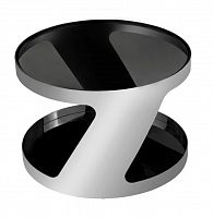 столик журнальный free spirit black silver хром в Таганроге