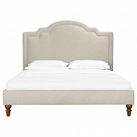 кровать двуспальная 120х200 бежевая cassis upholstered в Таганроге