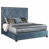 кровать двуспальная 180х200 голубая petals queen в Таганроге