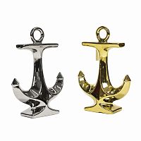 набор из 2 декоратинвых якорей silver and gold в Таганроге