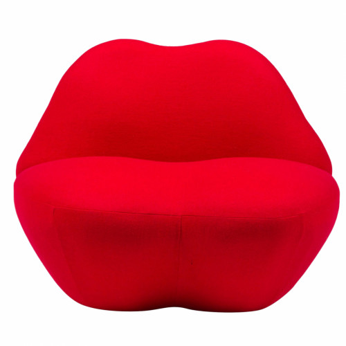 кресло губы heller kiss красный кашемир в Таганроге