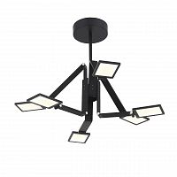 подвесная светодиодная люстра st luce teocoli sl841.402.06 черная в Таганроге