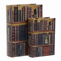 шкатулки-книги, набор из 2 шт. мультиколор в Таганроге