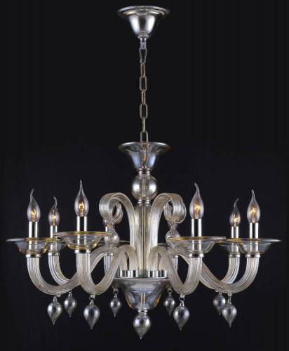 подвесная люстра crystal lux caetano sp8 бежевая в Таганроге