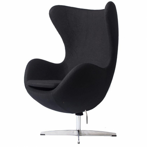 кресло egg chair кашемир черное в Таганроге