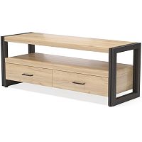 тумба под tv neo loft с двумя ящиками светло-коричневая в Таганроге